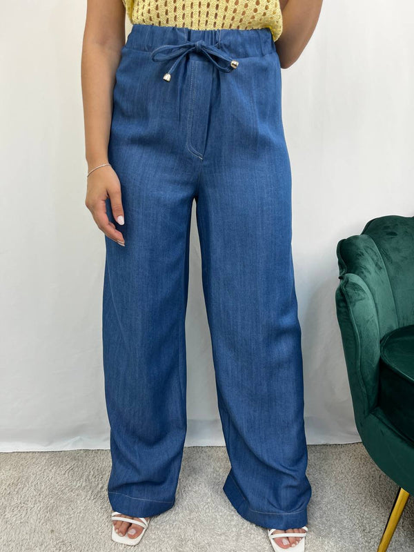 Pantalone Wide Leg Malibu