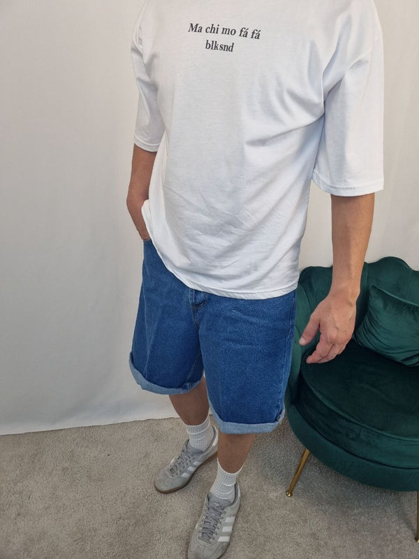 Bermuda in denim chiaro